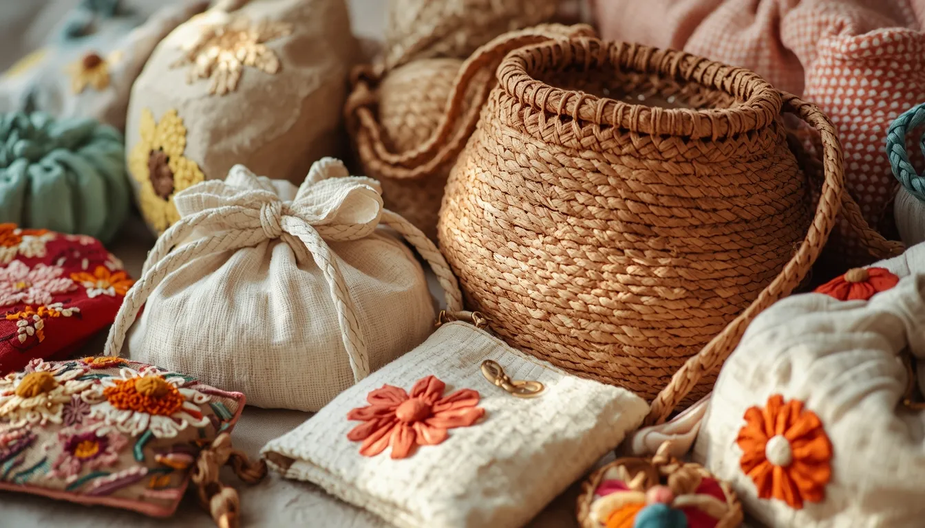 Crafting fabric accessories