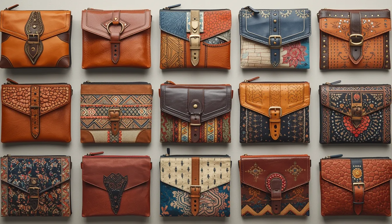 Mixed material pouches